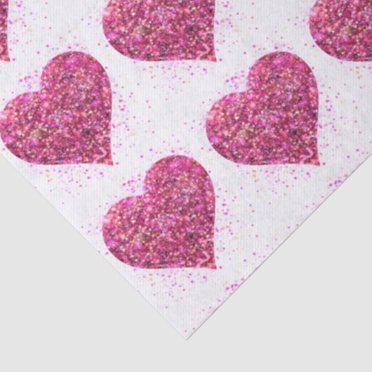 Roze vonkende hartliefde tissuepapier (Detail)