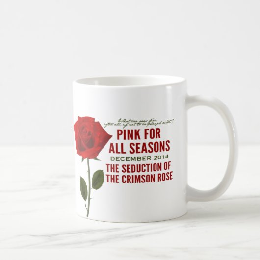 Roze voor alle seizoenen Mok december (maand 4) (Rechts)