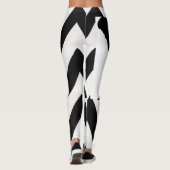 Roze voor B&W Zig Zag Leggings (Achterkant)