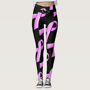 Roze voor borsten   Achtergrond personaliseren Leggings
