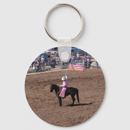 Roze voor borstkanker sleutelhanger (Voorkant)