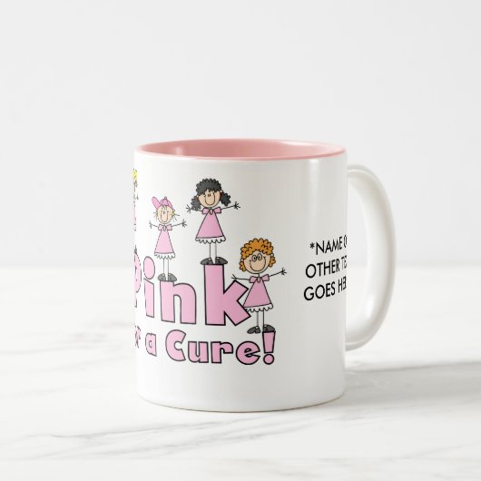 Roze voor een zuivere  Mok (Voorkant rechts)