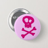 Roze voor Halloween - Ronde Button 5,7 Cm (Voorkant /achterkant)