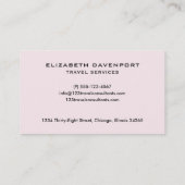 roze voor visitekaartje (Achterkant)