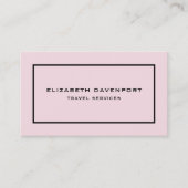 roze voor visitekaartje (Voorkant)