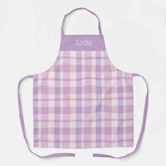 Roze, vooraf ingesteld schort (Voorkant)