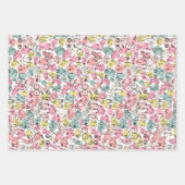 roze voorblad in papiervorm inpakpapier vel (Voorkant)