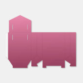 Roze voordoos bedankdoosjes (Uitgevouwen)