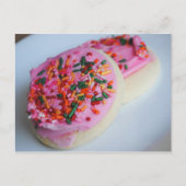 Roze voorgevulde verzendkaart briefkaart (Voorkant)