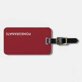 Roze voornaam bagagelabel (Voorkant horizontaal)