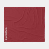 Roze voornaam fleece deken (Voorkant (Horizontaal))