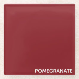 Roze voornaam glazen onderzetter