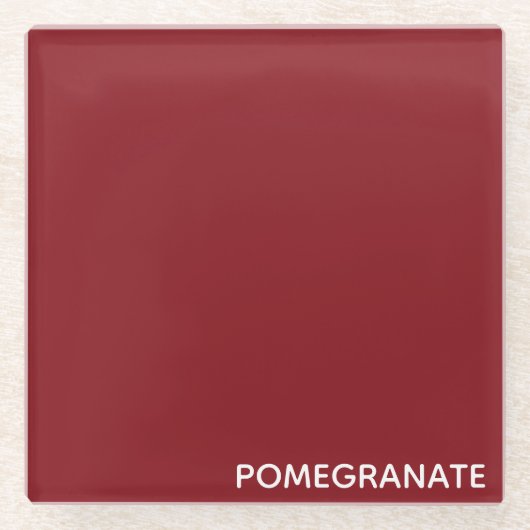 Roze voornaam glazen onderzetter (Voorkant)