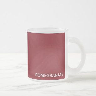 Roze voornaam matglas koffiemok