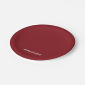 Roze voornaam papieren bordje (Gekanteld)