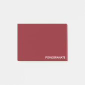 Roze voornaam post-it® notes (Voorkant)