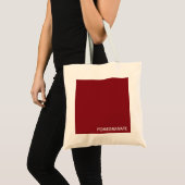Roze voornaam tote bag (Voorkant (product))