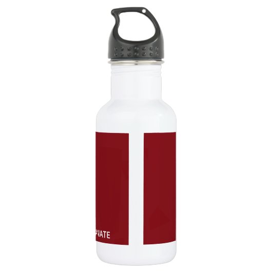 Roze voornaam waterfles (Achterkant)