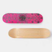 Roze voorontwerp skateboade skateboard (Horizontaal)