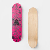 Roze voorontwerp skateboade skateboard (Voorkant)
