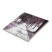 roze voorruitplaats tegeltje (Zijkant)