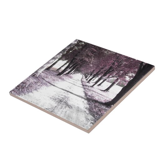 roze voorruitplaats tegeltje (Zijkant)