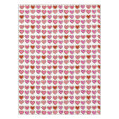 Roze voorste Valentijnsdag van de Koekjesliefde va Tafelkleed (Voorkant)