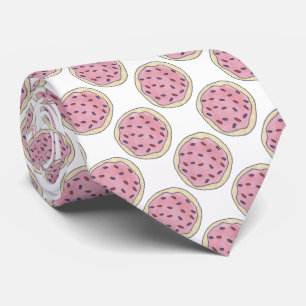 Roze voorzijde Stropdas suikerkoekjes