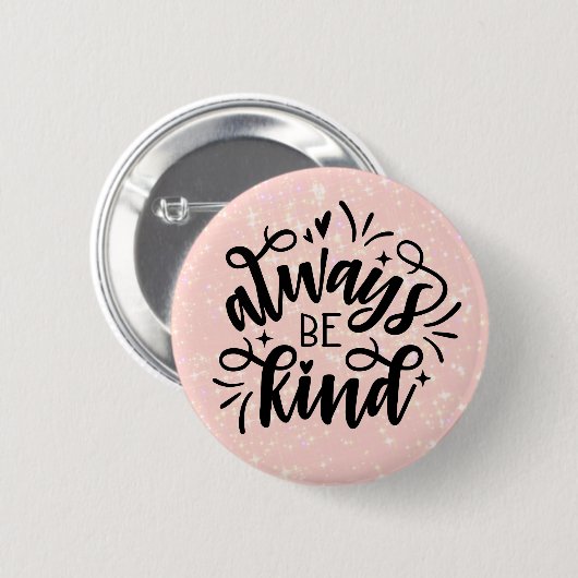 Roze vormgeving/altijd in de smaak ronde button 5,7 cm (Voorkant /achterkant)
