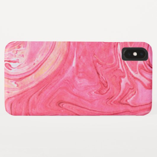Roze vormgeving Case-Mate iPhone case (Achterkant (horizontaal))