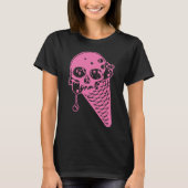 Roze vormig ijsje, T-shirt (Voorkant)