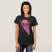 Roze vormig ijsje, T-shirt (Voorkant volledig)