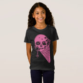 Roze vormig ijsje, T-shirt (Voorkant volledig)