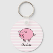 Roze vormig ontwerp sleutelhanger (Achterkant)