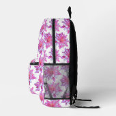 Roze vormig patroon,  bloempatroon bedrukte rugzak (Rechts)