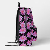 Roze vormig patroon, bloempatroon bedrukte rugzak (Links)