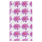 Roze vormig patroon,  bloempatroon klein cadeauzakje (Achterkant)
