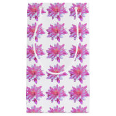 Roze vormig patroon,  bloempatroon klein cadeauzakje (Voorkant)