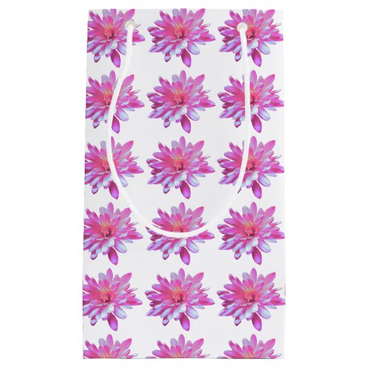 Roze vormig patroon,  bloempatroon klein cadeauzakje (Voorkant)