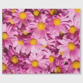 Roze vormig patroon cadeaupapier (Vlak)