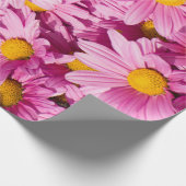 Roze vormig patroon cadeaupapier (Hoek)