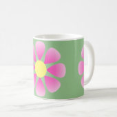 Roze vormig patroon koffiemok (Voorkant rechts)