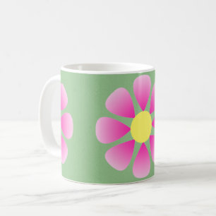 Roze vormig patroon koffiemok