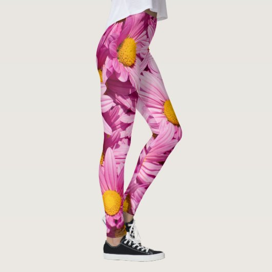 Roze vormig patroon leggings (Rechts)