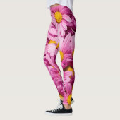 Roze vormig patroon leggings (Links)