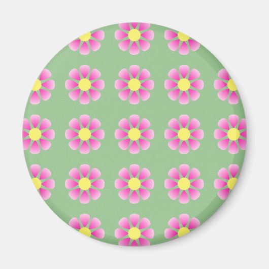 Roze vormig patroon magneet (Voorkant)