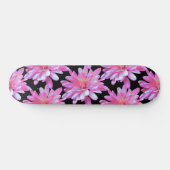 Roze vormig patroon, roze bloemen persoonlijk skateboard (Horizontaal)