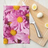 Roze vormig patroon theedoek (Quarter Fold)