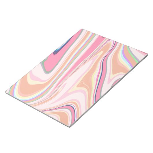 Roze vormig vormig vormend vormig vormig retroflec notitieblok (Schuin)