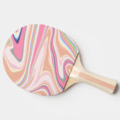 Roze vormig vormig vormend vormig vormig retroflec tafeltennisbatje (Zijkant)